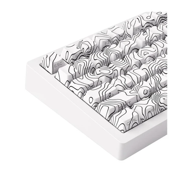 Black Gradiant RGB Kablosuz Hotswap Mekanik Gaming Klavye Oyuncu Klavye - Resim 2