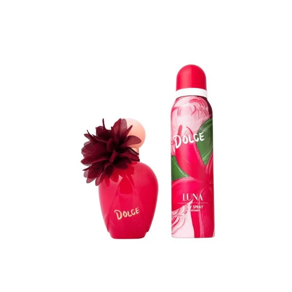 Dolce Luna EDT 100 ml Kadın Parfüm + Luna Deodorant Seti - Resim 2