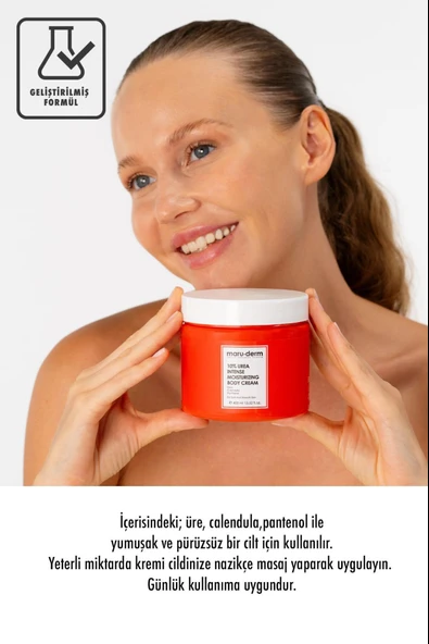 Maruderm %10 Urea Intense Moisturizing Body Cream 400 ml - Resim 3