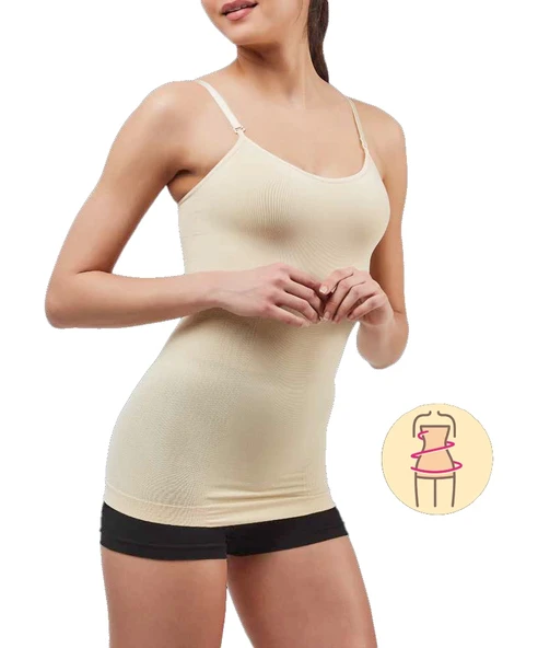 Elite Life 875 K-12 Kadın İnce Askılı Atlet Korse - Resim 4