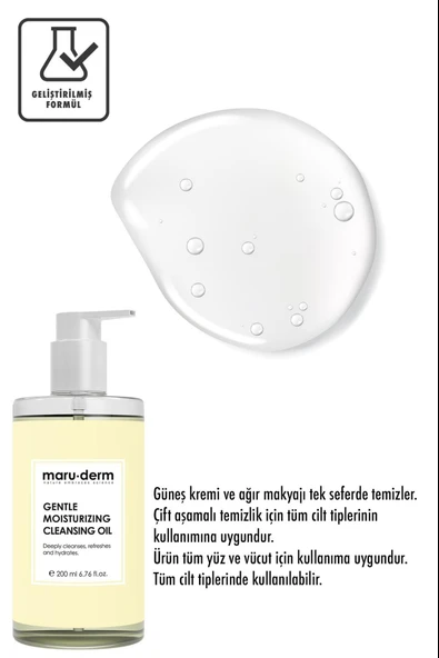 Maruderm Yağ Bazlı Temizleyici 200 ml - Resim 2