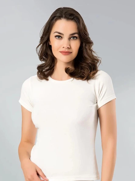 Namaldı 270 Kadın Kısa Kol Termal Atlet - Resim 2