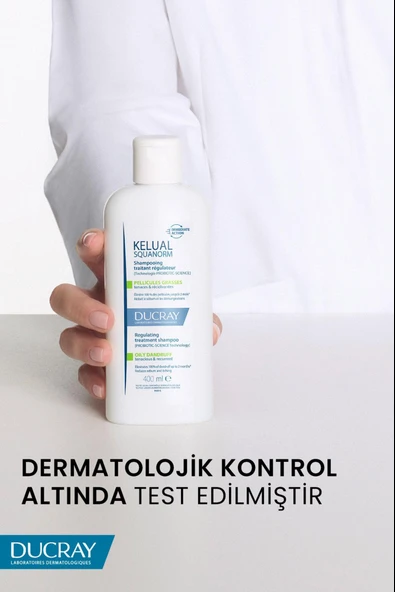 Ducray Kelual Squanorm Normal ve Yağlı Saçlar İçin Kepek Karşıtı Şampuan 400 ml - Resim 3