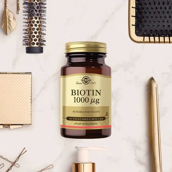Solgar Biotin 1000 Mcg 50 Kapsül - Resim 3