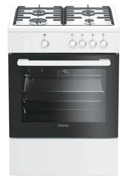 Altus Al 5556 Gd Doğalgazlı Fırın 65 lt A+ Enerji Sınıfı 6 Program Beyaz ürün görseli 1