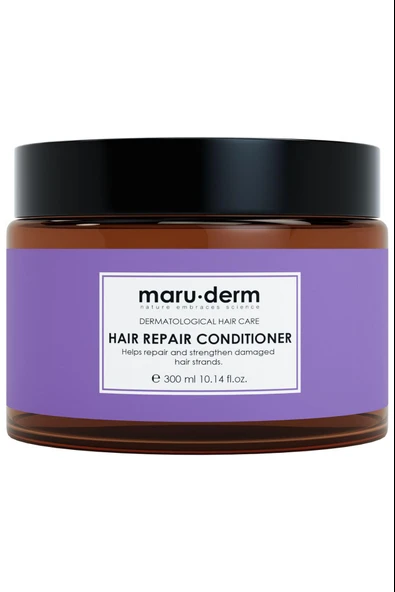 Maruderm Saç Onarıcı Saç Kremi Yıpranmış Zayıf Saçlar Vegan 400 ml - Resim 3