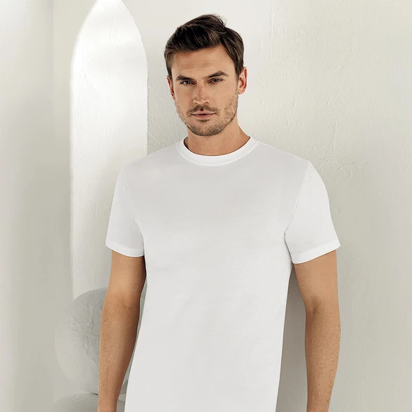 Şahinler ME003 O-Yaka Kısa Kol Atlet No:51 (M) - Resim 3