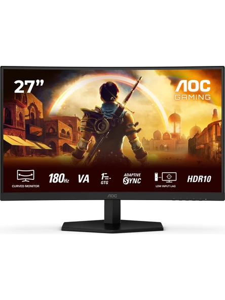 AOC C27G42E 27" 180Hz 0.5ms Adaptivesync Fhd Fast Va Gaming Monitör(Ölü Pixel) ürün görseli 1