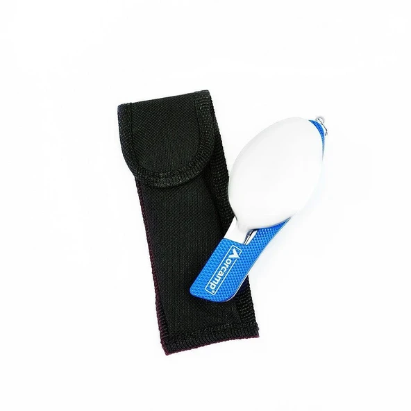 Orcamp Kamp Çatal Kaşık Bıçak Seti Mavi - Resim 3