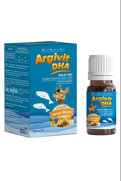 Argivit Dha Balık Yağı 10 Ml - Resim 3