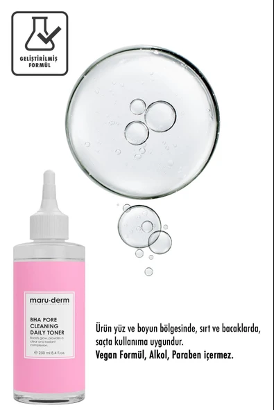 Maruderm Bha Gözenek Sıkılaştırıcı, Siyah Nokta Karşıtı Tonik 250 ml - Resim 2