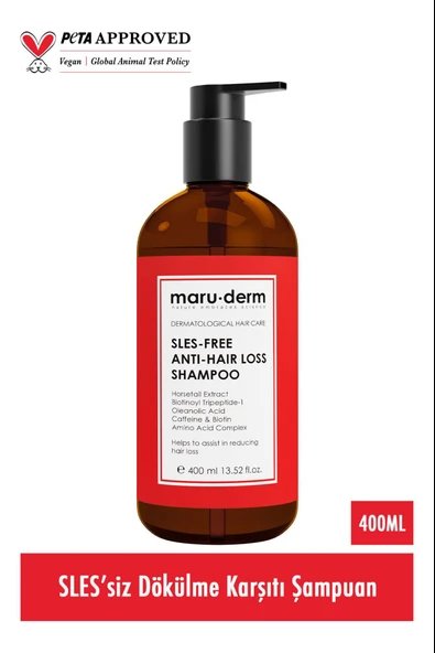 Maruderm Saç Dökülme Karşıtı Sülfatsız Şampuan 400 ml - Resim 3