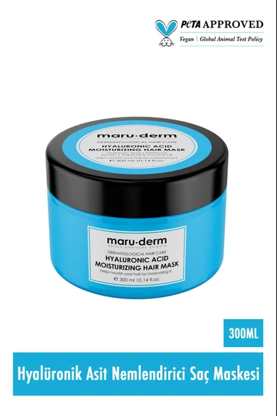 Maruderm Hyalüronik Asit Nemlendirici Saç Maskesi 300 ml - Resim 2