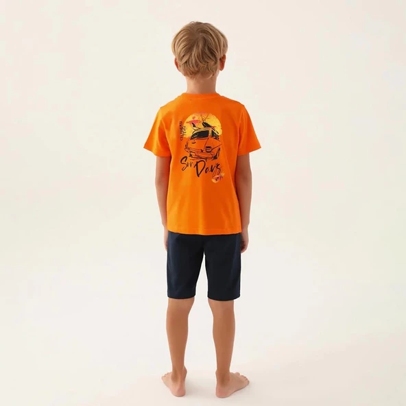 Arnetta 2989C Erkek Çocuk Bermuda Pijama Takım - Resim 10