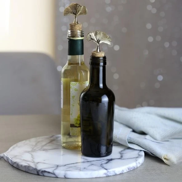 Akayev Altın Ginkgo 2'li Mantar Tıpa - Resim 2