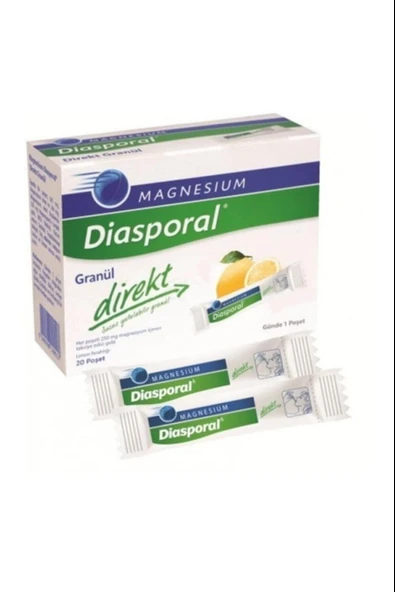 Magnesium Diasporal Granül 20 Direkt Poşet ürün görseli