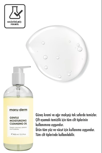 Maruderm Yağ Bazlı Temizleyici 400 Ml ürün görseli