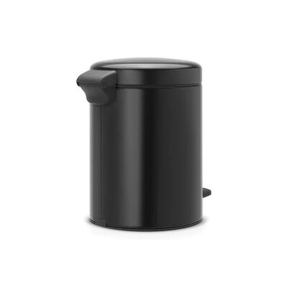 Brabantia Newicon Matt Black Pedallı Çöp Kutusu 5l - Resim 3