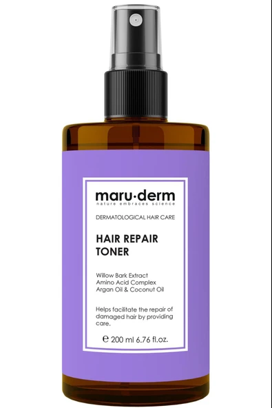 Maruderm Onarıcı Saç Bakım Toniği Yıpranmış Zayıf Saçlar Vegan 200 ml - Resim 2