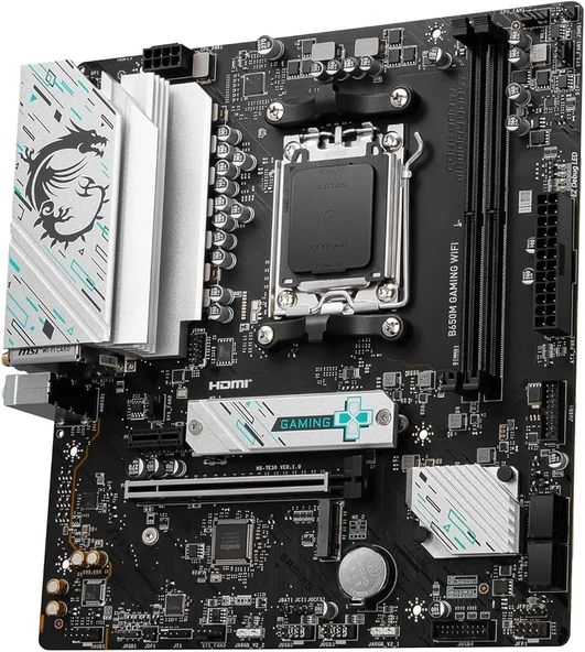 MSI B650M Gaming WIFI mATX AM5 ANAKART - Resim 2