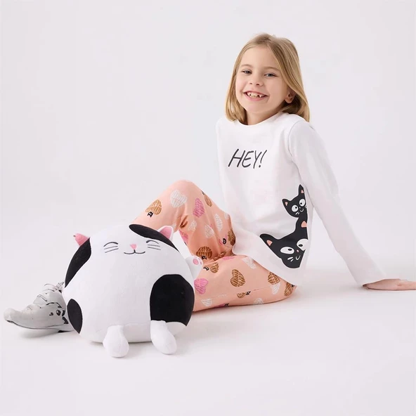 RolyPoly RP3466G Kız Çocuk Garson Boy Kışlık Pijama Takım - Resim 3