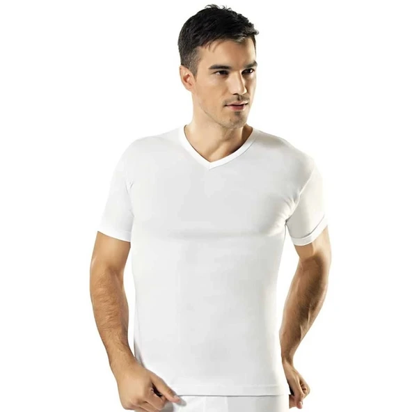 Namaldı 131 Erkek Ribana V-Yaka Kısa Kol Atlet ürün görseli 1