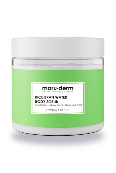 Maruderm Pirinç Suyu Vücut Peelingi AHA + Hyaluronik Asit 250 ml - Resim 2