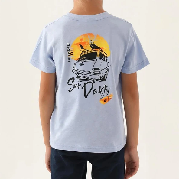 Arnetta 2989C Erkek Çocuk Bermuda Pijama Takım - Resim 4