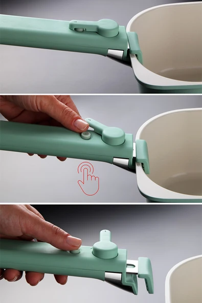 Fika Comfort Yeşil Tencere ve Tava Seti 10 Parça - Resim 7