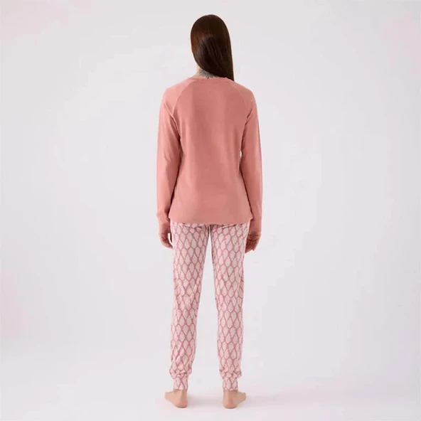 Arnetta AR3072S Kadın Yetişkin Kışlık Pijama Takımı - Resim 3