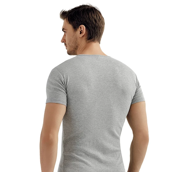 Şahinler ME027 Renkli Sporcu Kısa Kol Atlet No:56 (XL) - Resim 4