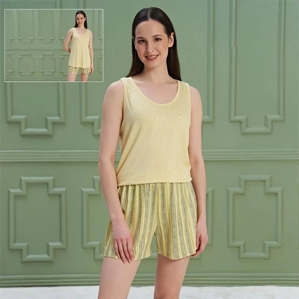 Over Sleep 1324 Şort Pijama Takım ürün görseli