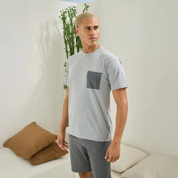 Kly 2008 Erkek O-Yaka Şortlu Takım - Resim 5