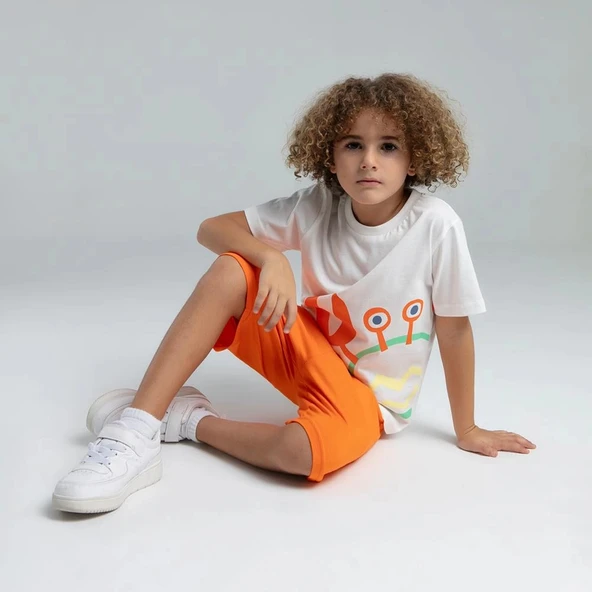 RolyPoly 3576C Erkek Çocuk Bermuda Yazlık Pijama Takım - Resim 2