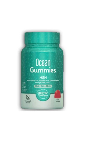 Ocean Gummies HSN 60 Adet Çiğneme Jel Form ürün görseli
