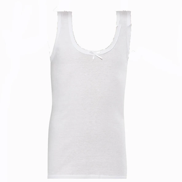 Namaldı 414 Kız Çocuk Ribana Kroşatalı Askılı Atlet ürün görseli 1