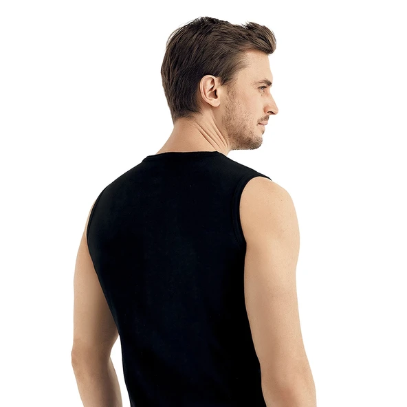 Şahinler ME023 Renkli Sporcu Kısa Kol Atlet No:4 (XL) - Resim 4