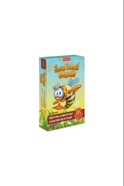 Easyfishoil Propolisli Omega 3 Jel Tablet 30'lu ürün görseli