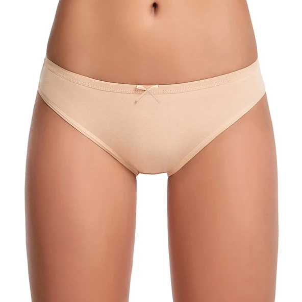 İlke 265 Kadın Fiyonklu Bikini Külot (Ten)   L / 42 ürün görseli 1