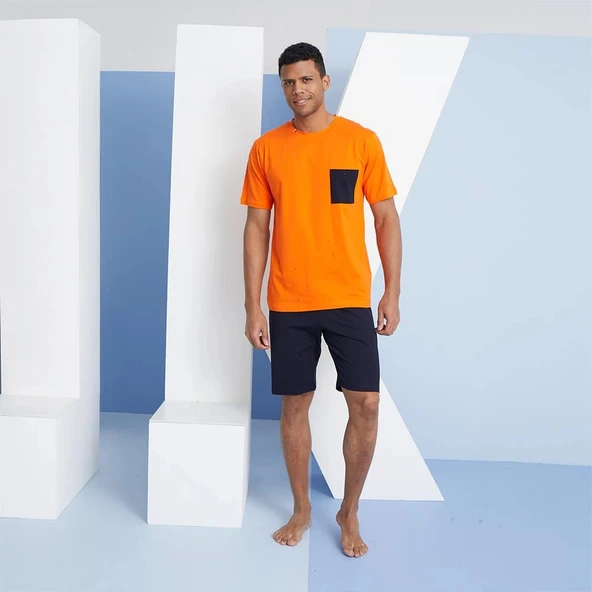 Kly 2008 Erkek O-Yaka Şortlu Takım - Resim 6