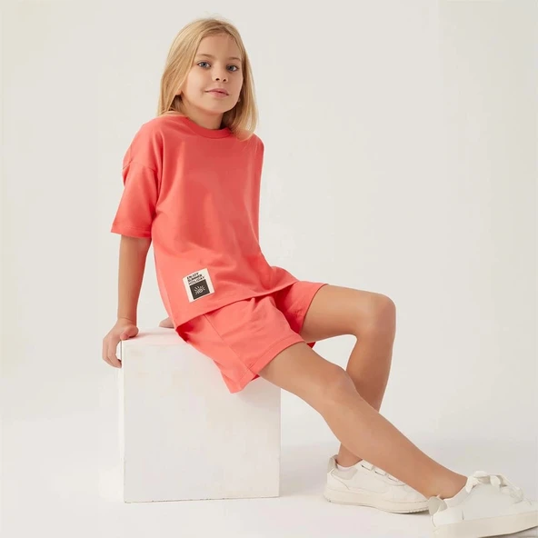 Rolypoly 3416G Kız Çocuk Garson Boy Şort Takım - Resim 3