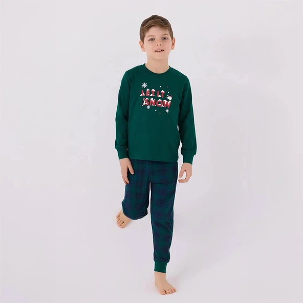 Arnetta AR3131C Erkek Çocuk Kışlık Pijama Takım - Resim 3
