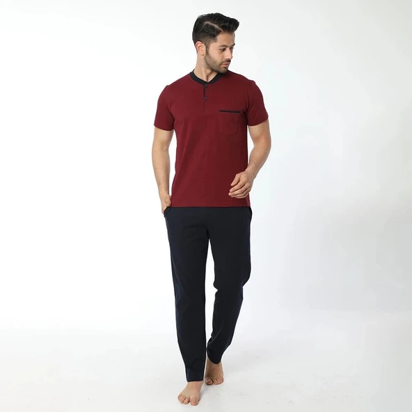 Öztaş 12040 Erkek Yazlık Kısakol  Pijama Takım ürün görseli 1