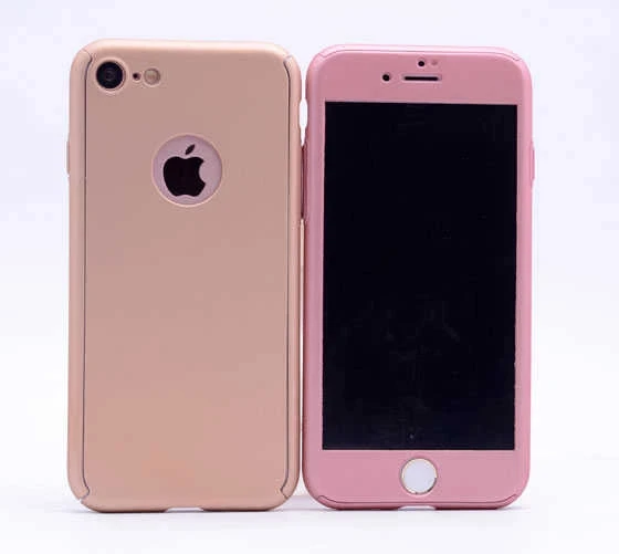 Apple iPhone 7 Kılıf Zore 360 3 Parçalı Rubber Kapak - Resim 2