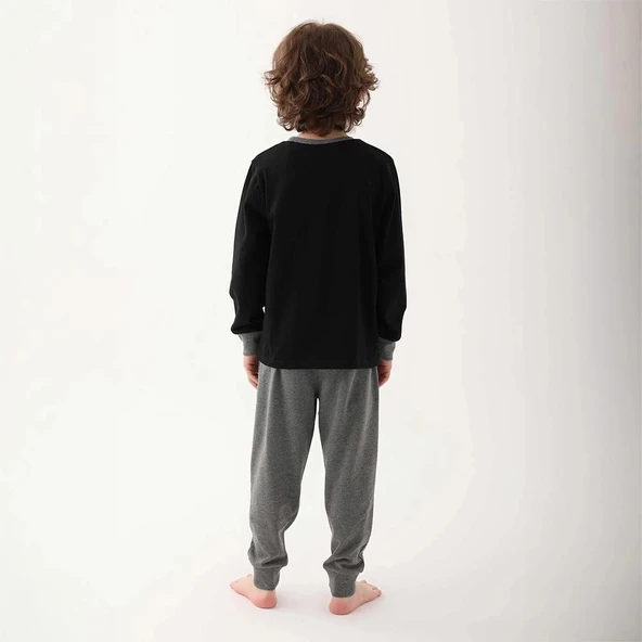 Mickey Mouse 4821C Erkek Çocuk Kışlık Pijama Takım - Resim 2