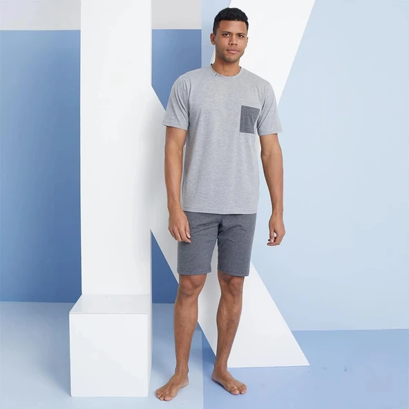 Kly 2008 Erkek O-Yaka Şortlu Takım - Resim 3