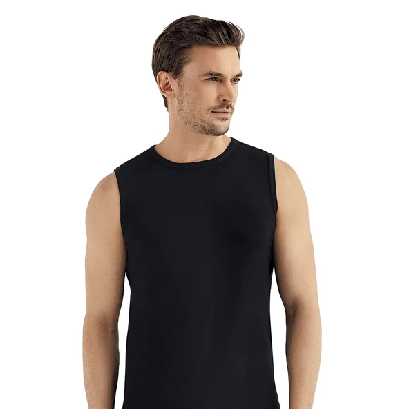 Şahinler ME023 Renkli Sporcu Kısa Kol Atlet No:4 (XL) - Resim 2