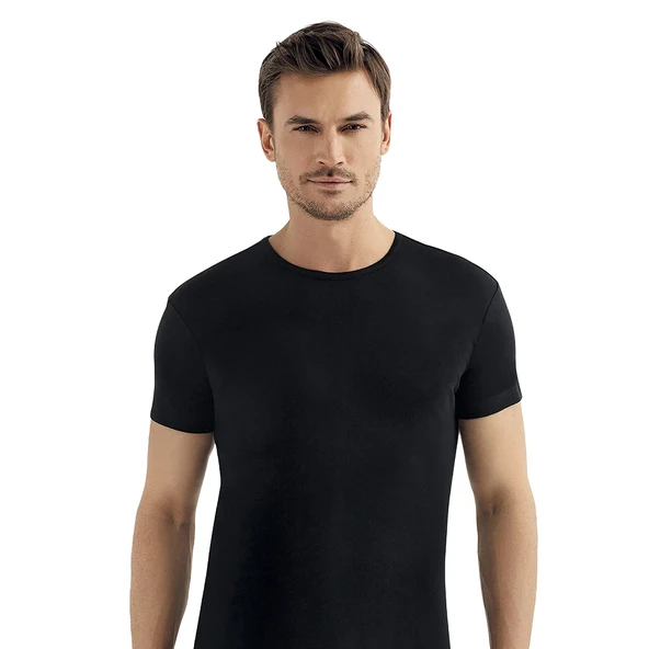 Şahinler ME027 Renkli Sporcu Kısa Kol Atlet No:56 (XL) - Resim 2