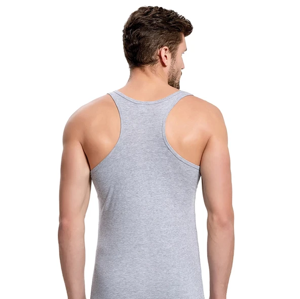 İlke 113 Erkek Rambo Atlet Gri   XL - Resim 2