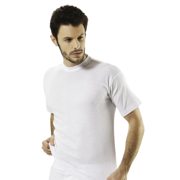 HMD E602 Erkek Süprem O-Yaka Kısa Kol Atlet   M ürün görseli 1